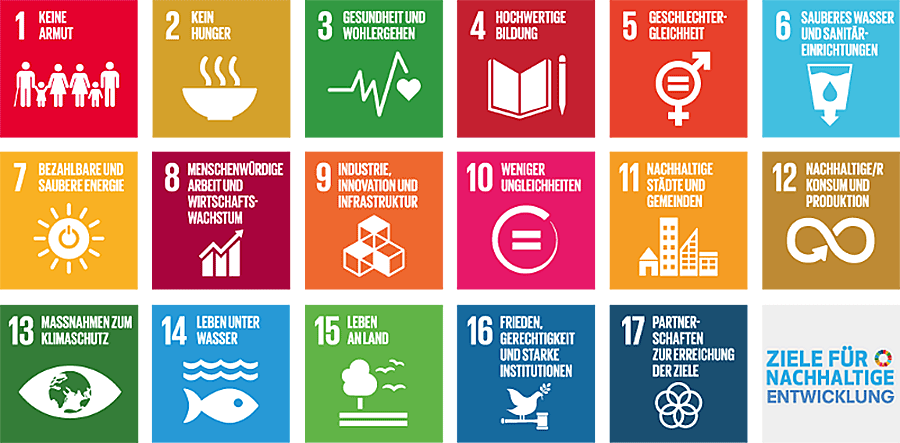 Grafik UN Agenda 2030 Ziele